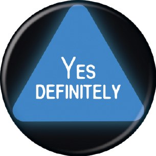 MAGIC 8 BALL YES DEFINITELY
