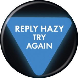 MAGIC 8 BALL REPLY HAZY PIN