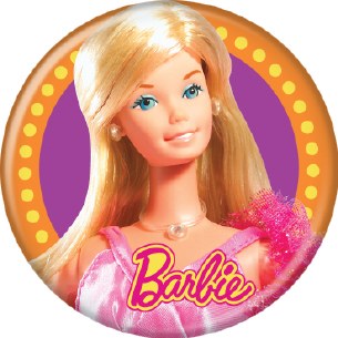 BARBIE 1976 SUPER STAR PIN
