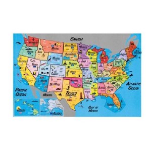 USA MAGNETIC PUZZLE MAP
