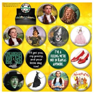 WIZARD OF OZ  BUTTONS ASSORTED