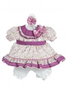 FLORAL 20" TODDLER OUTFIT