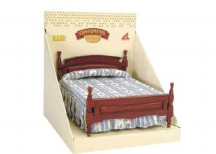1/12 DOUBLE BED BLUE