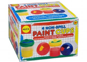 ALEX 4 NON-SPILL PAINT CUPS