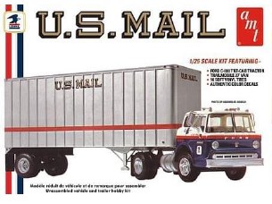 1/25 US MAIL TRACTOR & TRAILER