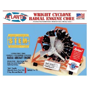 1/12 WRIGHT CYCLONE ENGINE