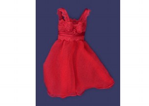 SHORT RED NIGHTGOWN