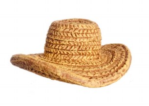 POLYRESIN STRAW HAT