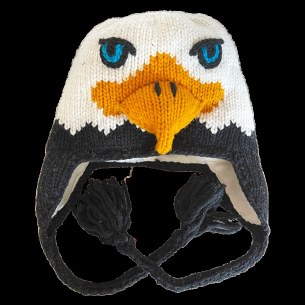 Bald Eagle Knit Hat
