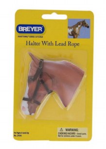 LEATHER HALTER W/LEAD