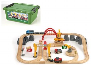 BRIO CARGO RAILWAY DELUXE SET