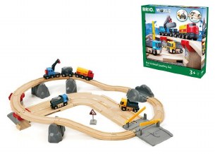 BRIO RAIL & ROAD LOADING SET