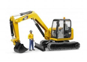 CAT MINI EXCAVATOR W/WORKER