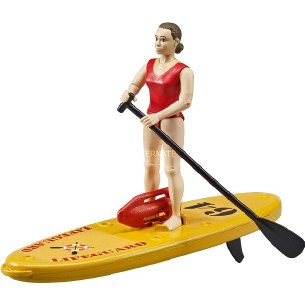 LIFE GUARD W/STAND UP PADDLE