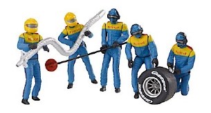 SET OF MECHANIC FIGURES BLUE