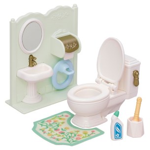 CALICO CRITTER TOILET SET