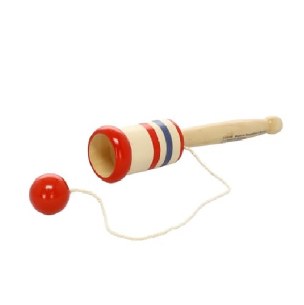 WOODEN  CATCH BALL