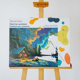 NORTHEN LIGHTS PAINT BY NUMBER