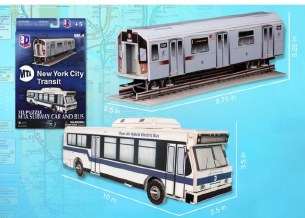 MTA 3D PUZZLE BUS/SUBWAY