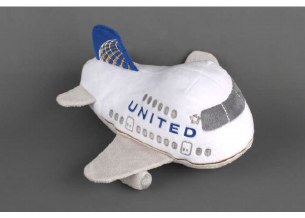 UNITED AIRLINES PLUSH W/SOUND