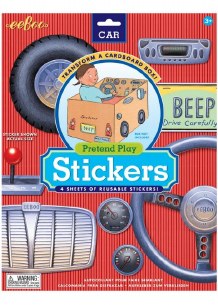 PRETEND PLAY CAR STICKERS