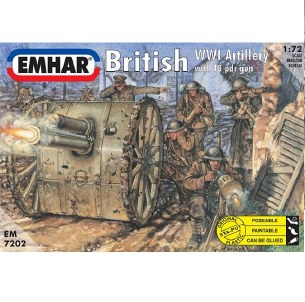 1/72 WWI BRITISH ARTILLERY