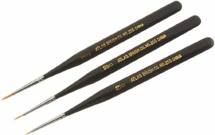 ATLAS 3 PIECES PAINT BRUSH SET