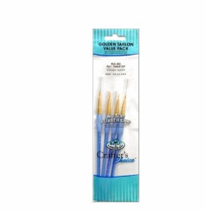 4PC GOLDEN TAKLON BRUSHB SET