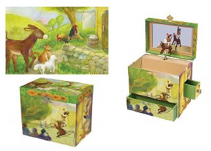 BREMEN TOWN MUSCIANS MUSIC BOX