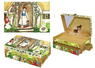 ROSE COTTAGE MUSIC BOX