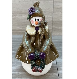 SNOWLADY W WREATH