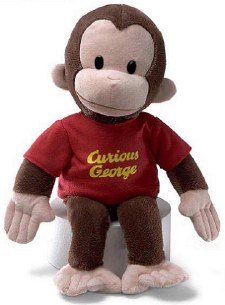 16" CURIOUS GEORGE RED SHIRT