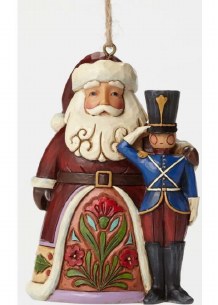 SANTA WITH SOLDIER ORNAMENT