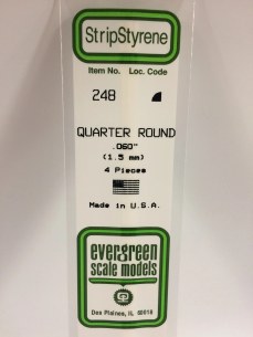 STRIP STY. 1/4 ROUND .060 TUBE