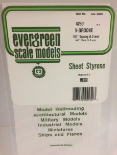 STRIP STY. V-GROOVE .25X.04