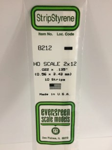 STRIP STY. HO SCALE 2X12