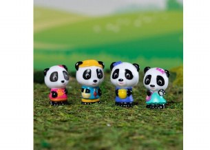 TIMBER TOTS - PANDA FAMILY