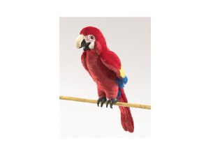 SCARLETT MACAW PUPPET