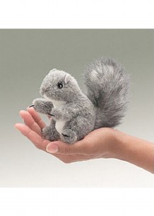 MINI GRAY SQUIRREL FINGER