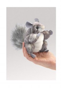 MINI CHINCHILLA FINGER PUPPET