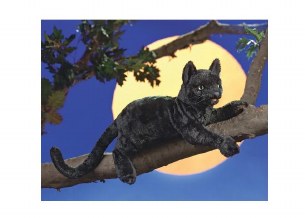 BLACK CAT FULL BODY PUPPET