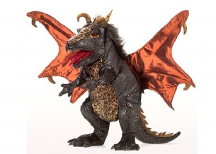 BLACK DRAGON PUPPET