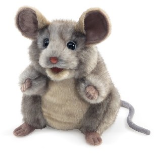 GRAY MOUSEPUPPET