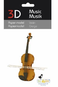 PAPER MODEL: Violin