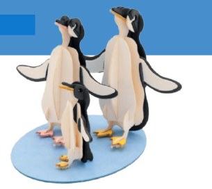 PAPER MODEL: PENGUIN FAMILY