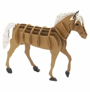 PAPER MODEL: Haflinger horse