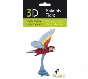 PAPER MODEL Macaw