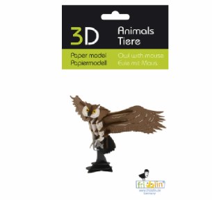 PAPER MODEL: OWL w Mouse