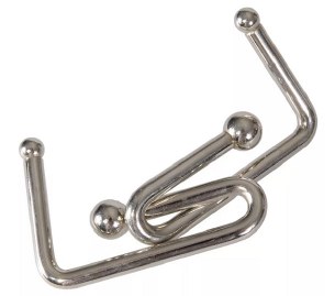 METAL BRAIN TEASER PUZZLES