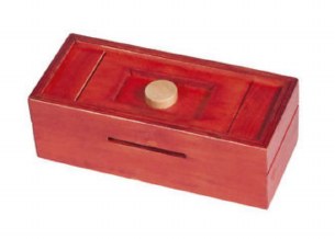 MONEY TRICK BOX - RED W/KNOB